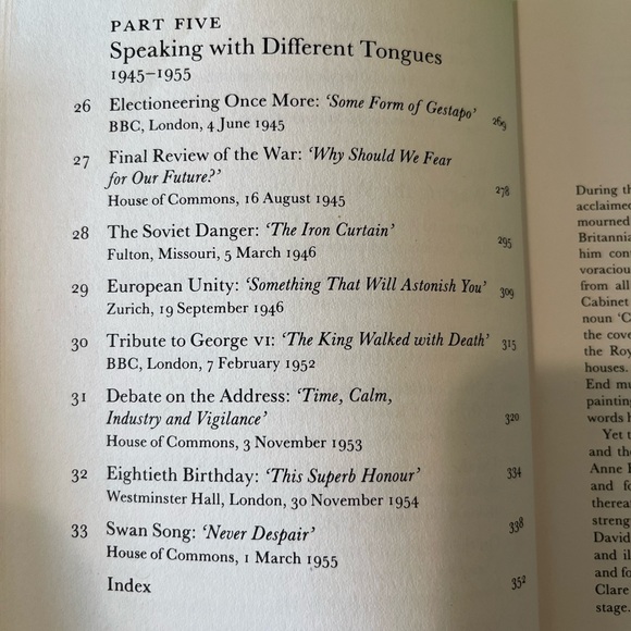 The Speeches of Winston Churchill Blood, Toil, Tears & Sweat Softcover book - Picture 6 of 10